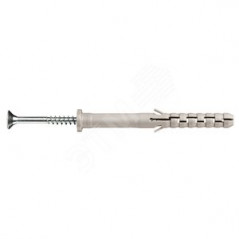 Дюбель нейлоновый распорный для сквозного монтажа с шурупом PNDS 8x80мм (250шт)