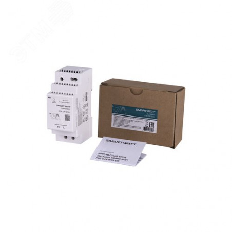 Импульсный блок питания SMARTWATT PSE DR 1230 S-POWER, 12 В, 30 Вт, 2 А
