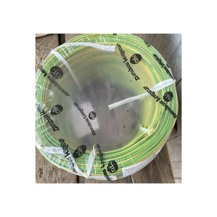 Провод ПУВнг(А)-LS 1х6 желто зеленый однопроволочный