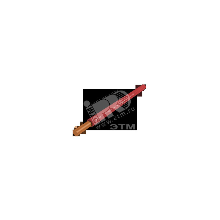 Провод силовой ПуВнг (А)-LS 1х10 красный барабан однопроволочный Провод силовой ПуВнг (А)-LS 1х10 красный барабан однопроволочный