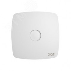 Вентилятор осевой вытяжной с обратным клапаном D100 декоративный