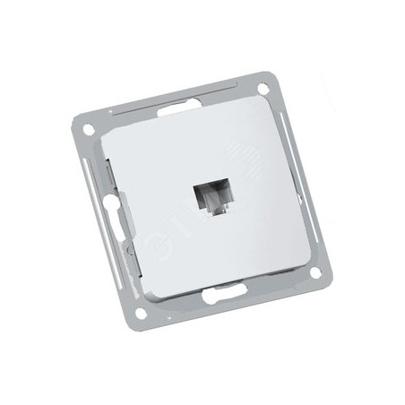 MASTER Розетка компьютерная скрытой установки, в рамку, слоновая кость