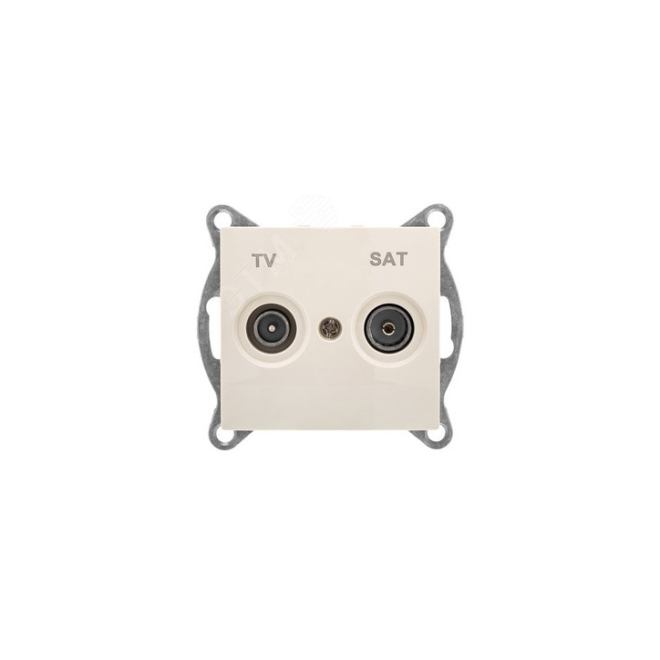 GUSI Bravo механизм розетки TV+ SAT, оконечной, скрытая установка. Цвет бежевый.
