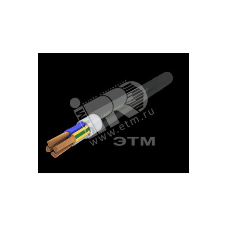 Кабель силовой ППГнг(А)-HF 4х185 мс(N)-1 Ч бар