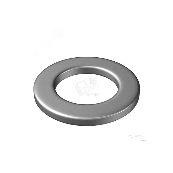 Шайба DIN125 М8 покрытие цинк 100 шт