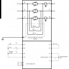 Устройство плавного пуска SBIM-15/30-04 15кВт 30.0А, 3 ~ 400 (380)B, IP20, байпас встроен