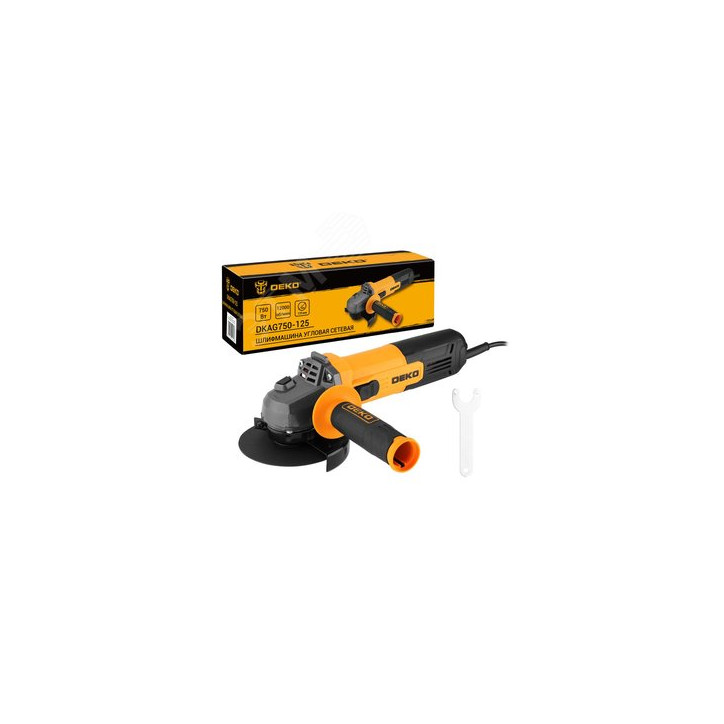 Шлифмашина угловая (УШМ) DKAG750-125, 125мм, 750 Вт Шлифмашина угловая (УШМ) DKAG750-125, 125мм, 750 Вт
