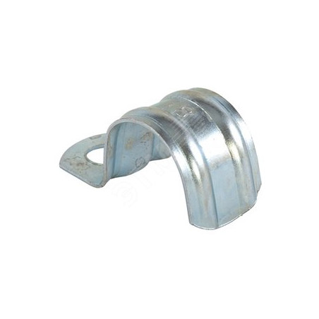 Скоба 25мм однолапковая крепежная металл BSM