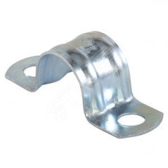 Скоба крепежная металл BSMD 37мм двухлапковая