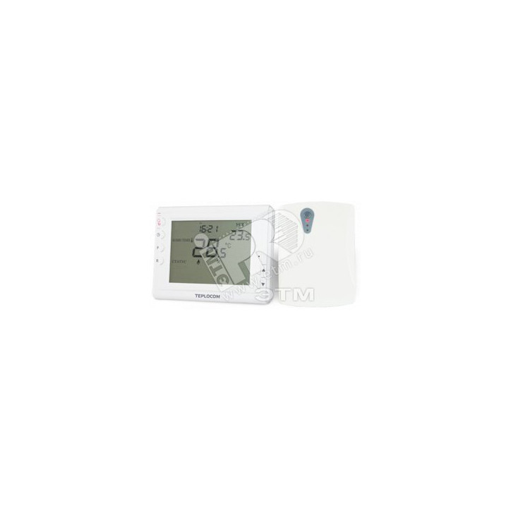 Термостат беспроводной программируемый комнатный Teplocom TS-Prog-2AA/3A-RF