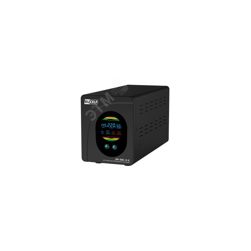 Источник бесперебойного питания UPI-500-12-E, Line-interactive, 500 ВА/300 Вт, 1/1