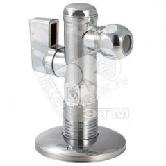 Кран шаровой угловой 1/2' х М10 с фильтром для подключения санитарных приборов