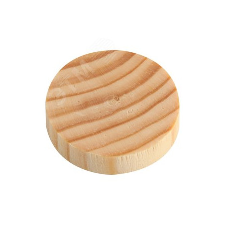 Заглушка на отверстие цилиндрическая D25 сосна (10 шт.)