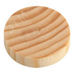 Заглушка на отверстие цилиндрическая D14 сосна (20 шт.)