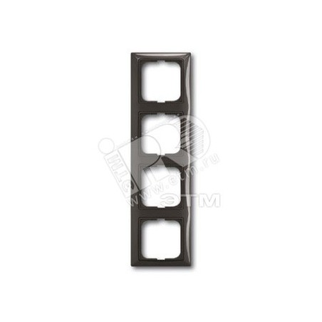 BASIC 55 Рамка 4 поста chateau-black