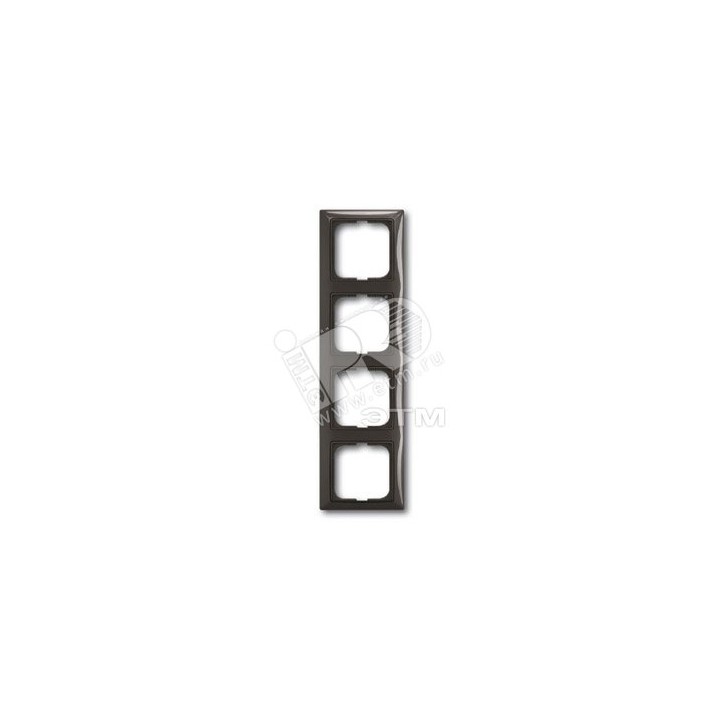 BASIC 55 Рамка 4 поста chateau-black