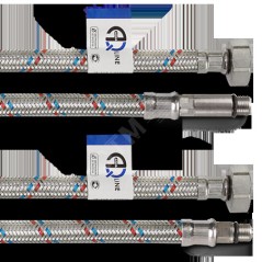 Подводка для смесителя M10 x 1/2' 50см (пара)