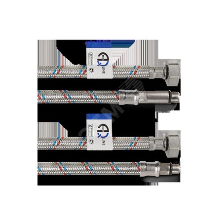 Подводка для смесителя M10X1/2' 40см (пара)