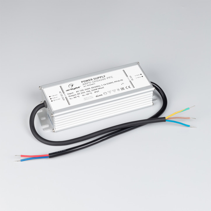 Блок питания ARPJ-SP-68350-PFC (24W, 34-68V, 0.35A) (IP67 Пластик, 5 лет) Блок питания ARPJ-SP-68350-PFC (24W, 34-68V, 0.35A) (IP67 Пластик, 5 лет)