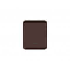 AtlasDesign PROFI IP54 О/У 1-клавишный ВЫКЛЮЧАТЕЛЬ с подсветкой 10 АХ, КОРИЧНЕВЫЙ