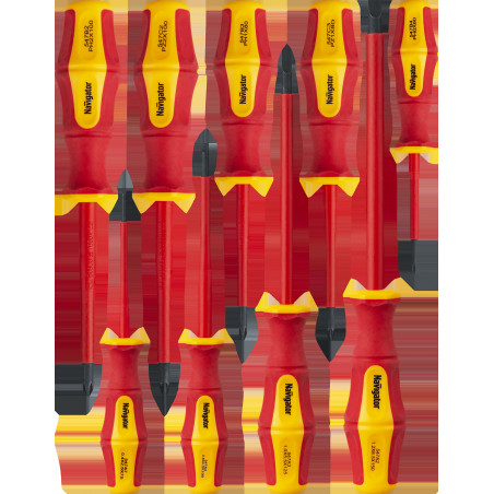 Отвёртка 95 264 NHT-Оtd03-H9 (диэлектрическая, набор 9 шт)