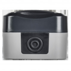 TORS Розетка 1-местная с заземлением защитными шторками и крышкой с иконкой самокат 16А IP55 TS121 графит IEK