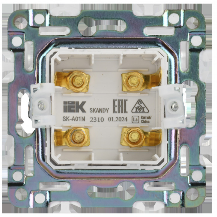 SKANDY Аудиорозетка 4-местная SK-A01N никель IEK SKANDY Аудиорозетка 4-местная SK-A01N никель IEK