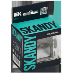SKANDY Подсветка LED встраиваемая SK-L01N никель IEK
