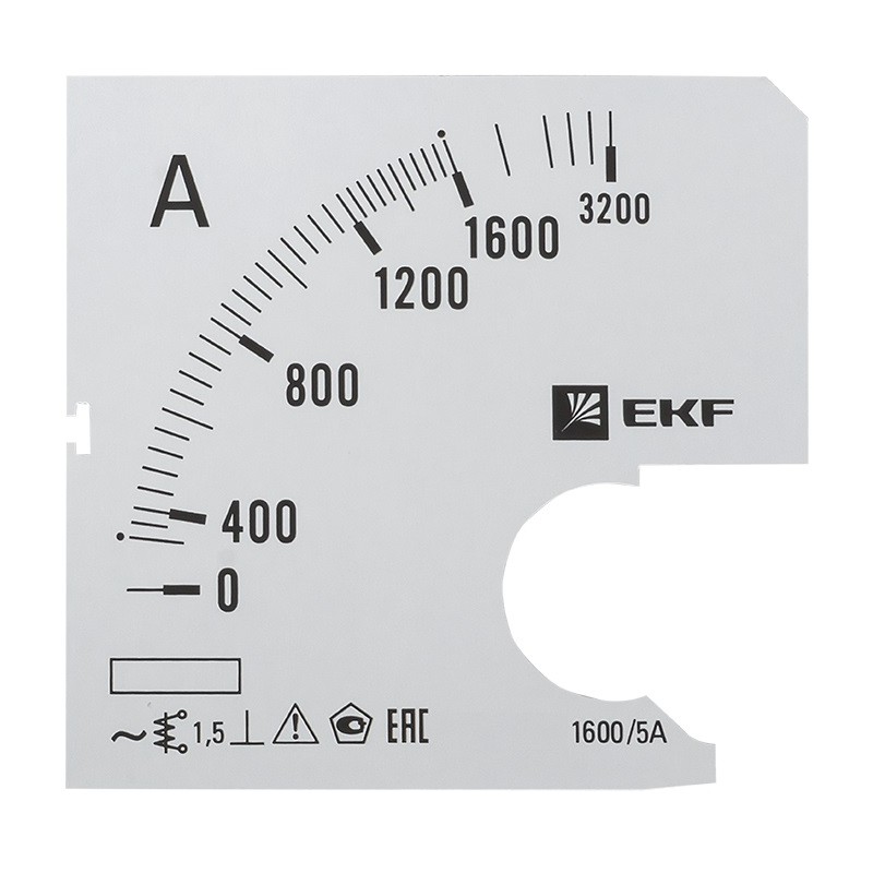 Шкала сменная для A961 1600/5А-1,5 PROxima