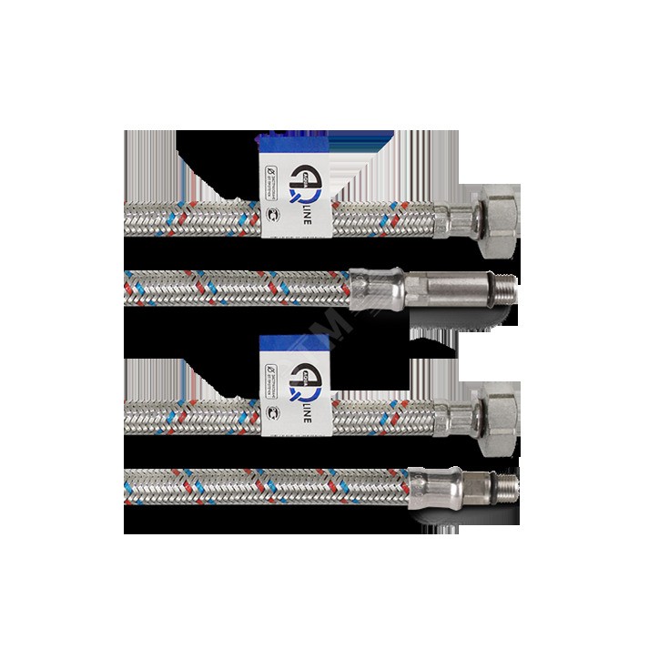 Подводка для смесителя M10 x 1/2' 120см (пара)