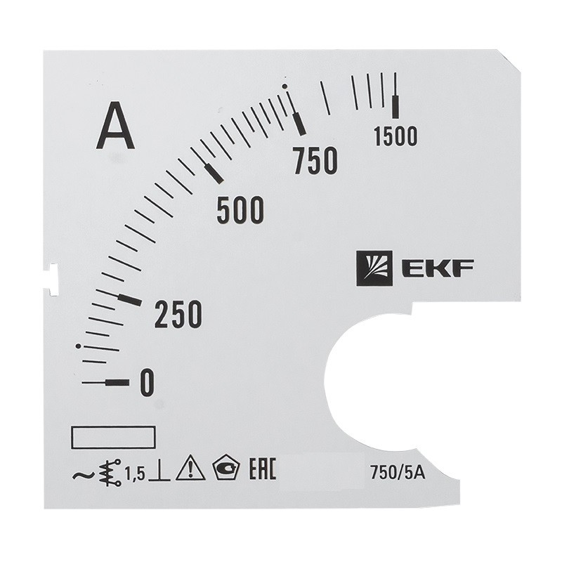 Шкала сменная для A721 750/5А-1,5 PROxima