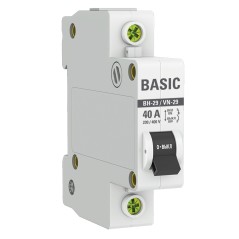 Выключатель нагрузки 1P 40А ВН-29 Basic