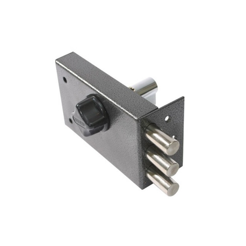 Замок накладной цилиндровый для деревянных дверей, АЛЛЮР ЗН 1-5 А