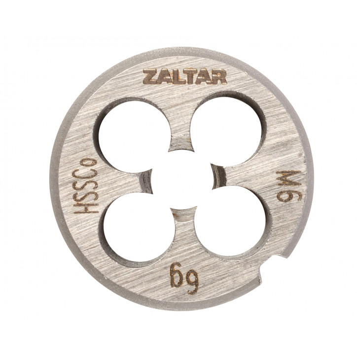 Плашка круглая резьбонарезная HSS-E, DIN 223 B (DIN EN 22568), M6x1.0, 20x7