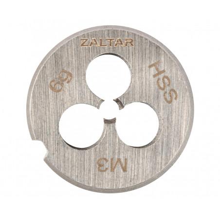 Плашка круглая резьбонарезная HSS, DIN 223 B (DIN EN 22568), M3x0.5, 20x5