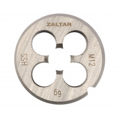 Плашка круглая резьбонарезная HSS, DIN 223 B (DIN EN 22568), M12x1.75, 38x14