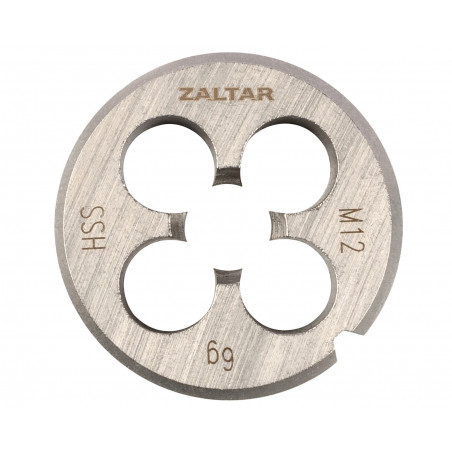 Плашка круглая резьбонарезная HSS, DIN 223 B (DIN EN 22568), M12x1.75, 38x14