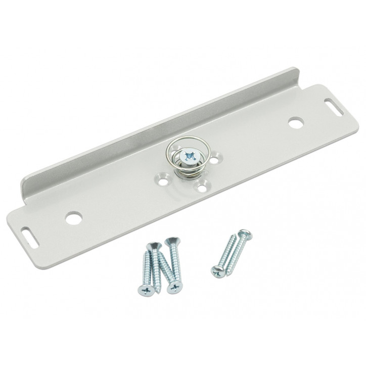 Монтажный комплект для установки якоря на двери с помощью переходной пластины, с возможностью регулировки положения на двери Монтажный комплект для установки якоря на двери с помощью переходной пластины, с возможностью регулировки положения на двери