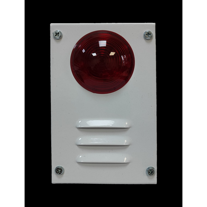 Гром-12К исп.3 (У) Комбинированный (светозвуковой) оповещатель уличный, 12В, 20/20мА, 105 Дб, IP52, -50..+50С Гром-12К исп.3 (У) Комбинированный (светозвуковой) оповещатель уличный, 12В, 20/20мА, 105 Дб, IP52, -50..+50С