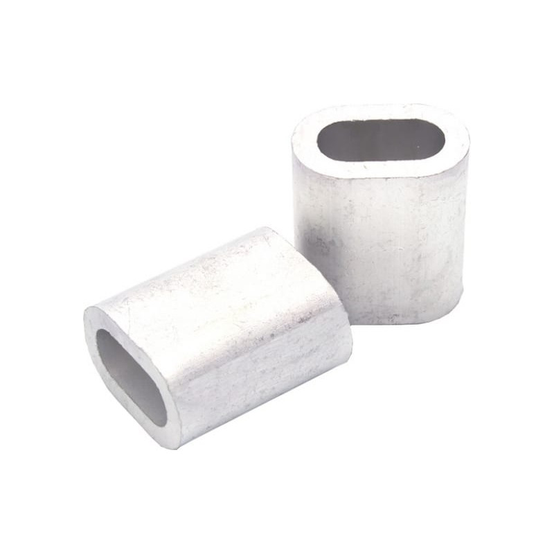 Зажим алюминиевый 3мм DIN3093 для троса