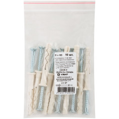 Дюбель-гвоздь LYT LK SP 8х60 с цилиндрической манжетой нейлон (10шт)