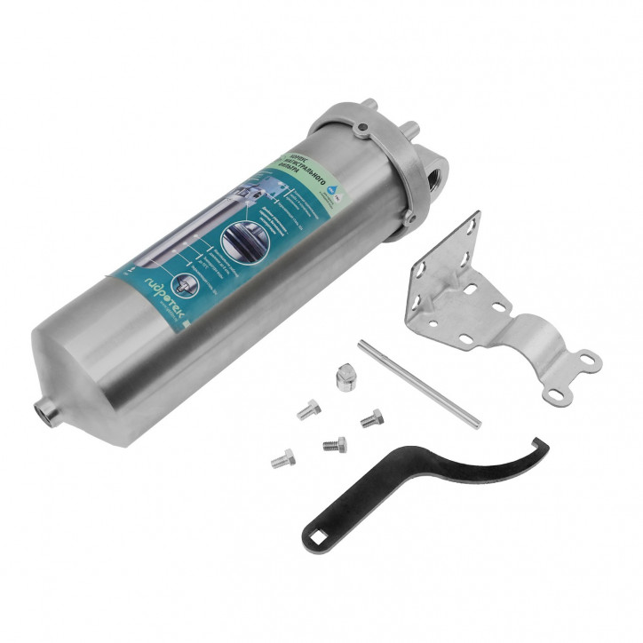 Корпус магистрального фильтра HPS-10C-10SL 1/2", из нержавеющей стали