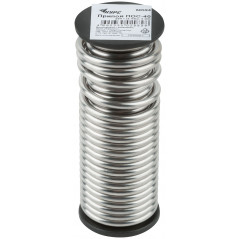 Припой ПОС 40 с канифолью, проволока диаметр 1 мм, на катушке, 50 гр.