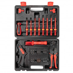 Набор СКМ-3 для опрессовки, снятия изоляци и монтажа резьбового крепежа серия ПРОФИ