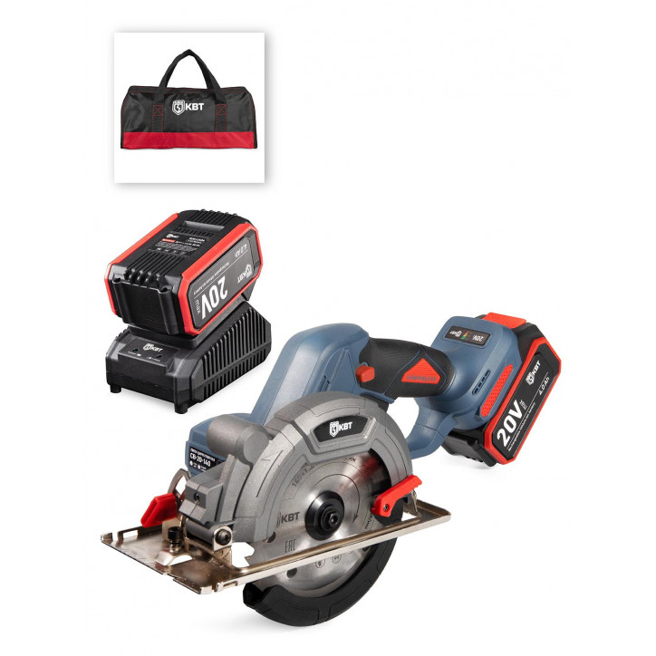 Пила циркулярная аккумуляторная CB-20-140 серия ПРОФИ с максимальным размером оснастки/диска 140 мм