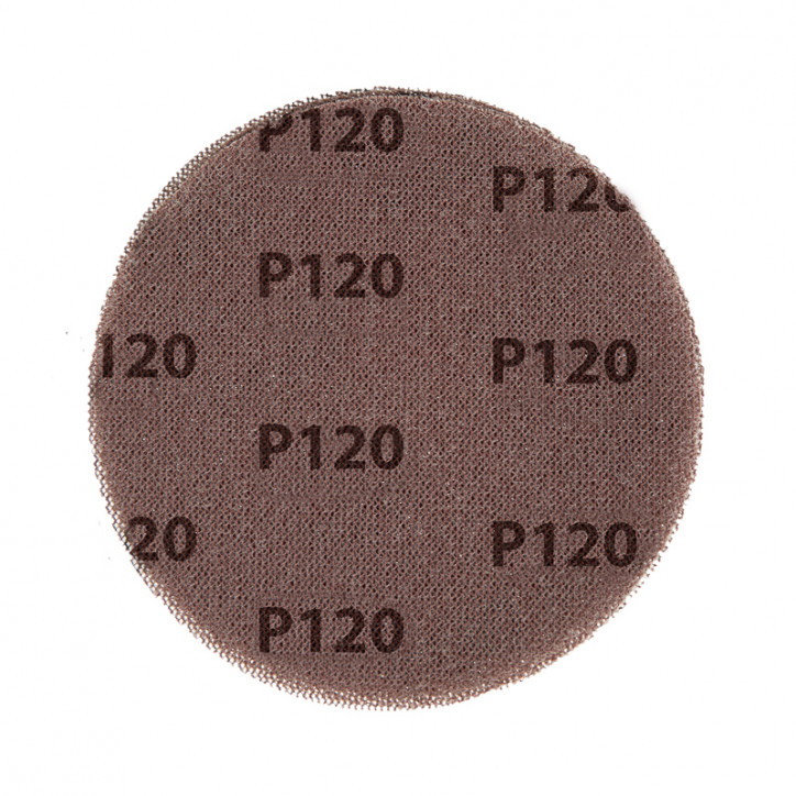 Диск шлифовальный на сетчатой основе 125 мм, Р120, 5 шт Диск шлифовальный на сетчатой основе 125 мм, Р120, 5 шт