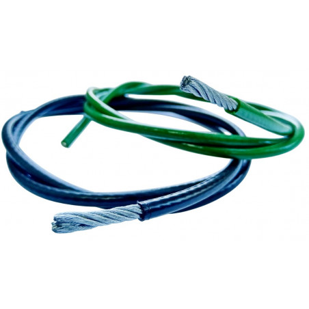 Трос металлополимерный ПРТО-5.0 (полиуретан-зеленый, катушка)