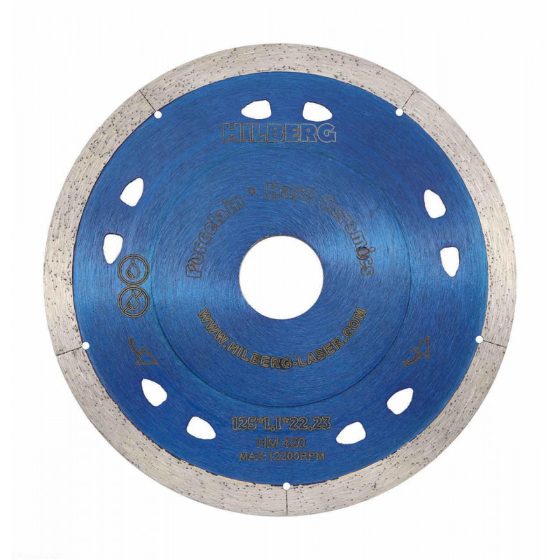 Диск алмазный отрезной 125х22,23 Hilberg Extra Thin 1,1 мм