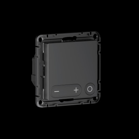 ATLASDESIGN SMART Термостат программируемый для электрического теплого пола, Zigbee, 16 А, мех., ЧЕРНЫЙ