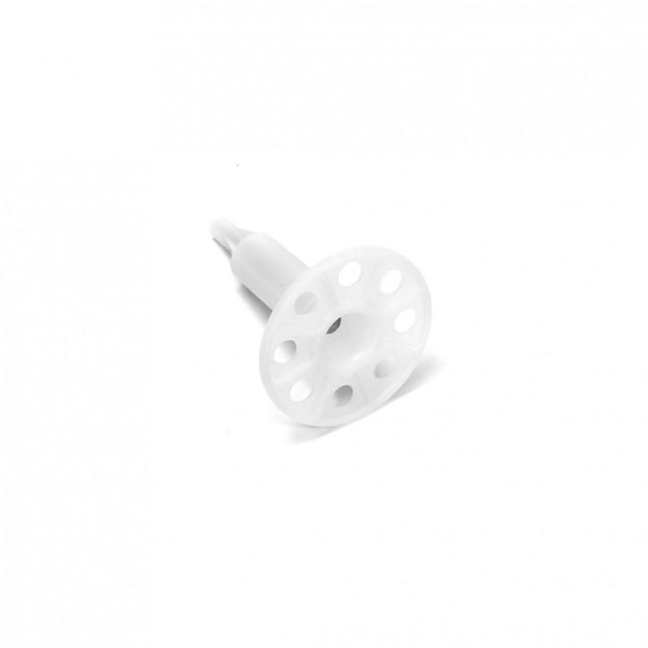 Тарельчатый дюбель гриб с кованным гвоздем для монтажных пистолетов IN80 (200 шт/уп) FEDAST Тарельчатый дюбель гриб с кованным гвоздем для монтажных пистолетов IN80 (200 шт/уп) FEDAST